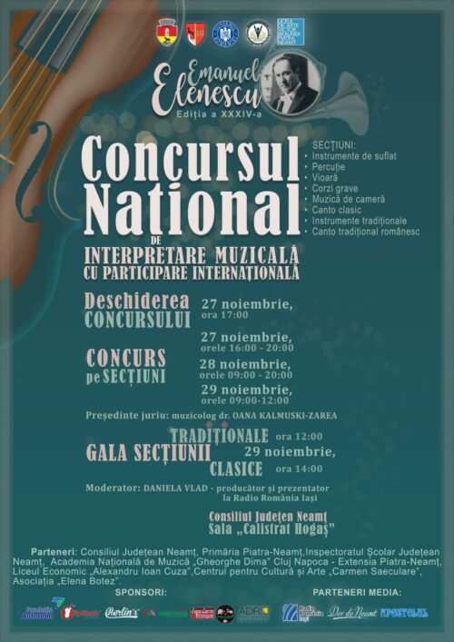 Concursul Internațional de Interpretare Muzicală „Emanuel Elenescu”, ediția a XXXIV-a